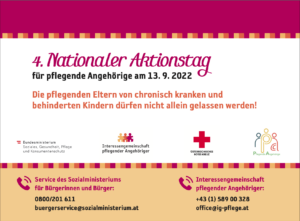 4. Nationaler Aktionstag für pflegende Angehörige 13.9.2022