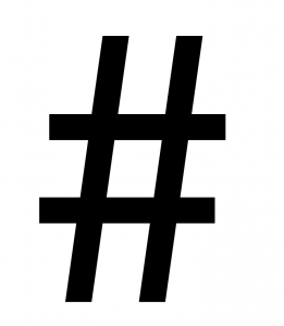 Bild eines Hashtags